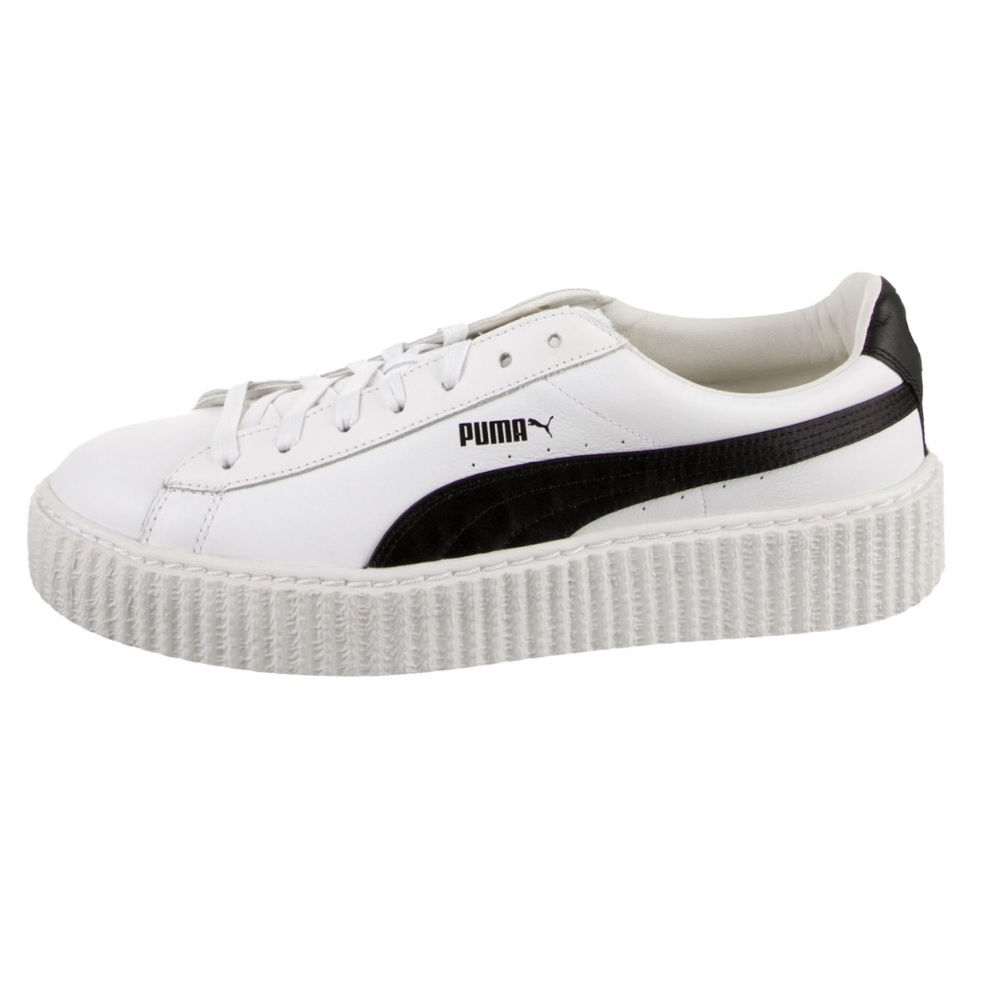 Women's White Leather Puma Fenty Creeper by Rihanna